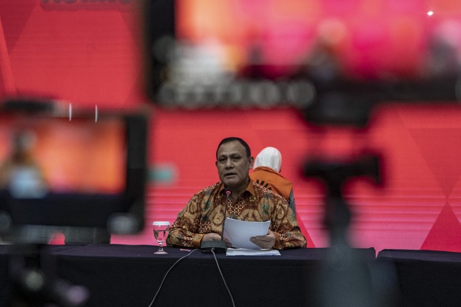 Jokowi Dismisses Firli Names Interim Kpk Chief Asia News Networkasia