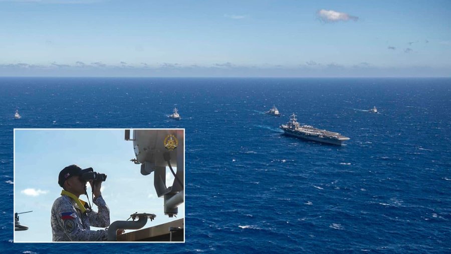 Us Aircraft Carrier Joins Philippines In West Philippine Sea Patrols