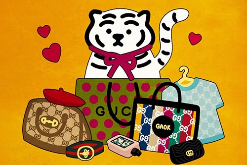 Gucci’s emoticons launched in collaboration with local illustration company Muzik Tiger. (Muzik Tiger)