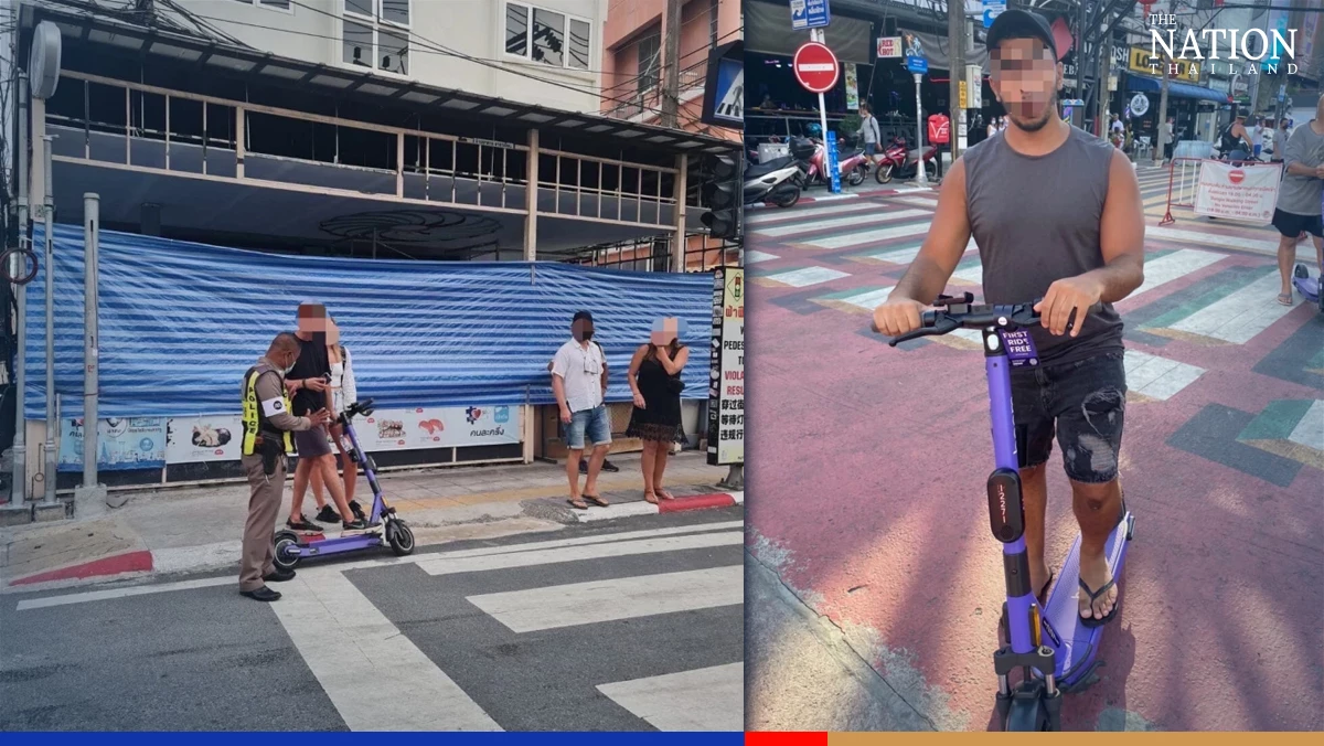 Phuket police under fire over crackdown on foreigners riding electric scooters a12