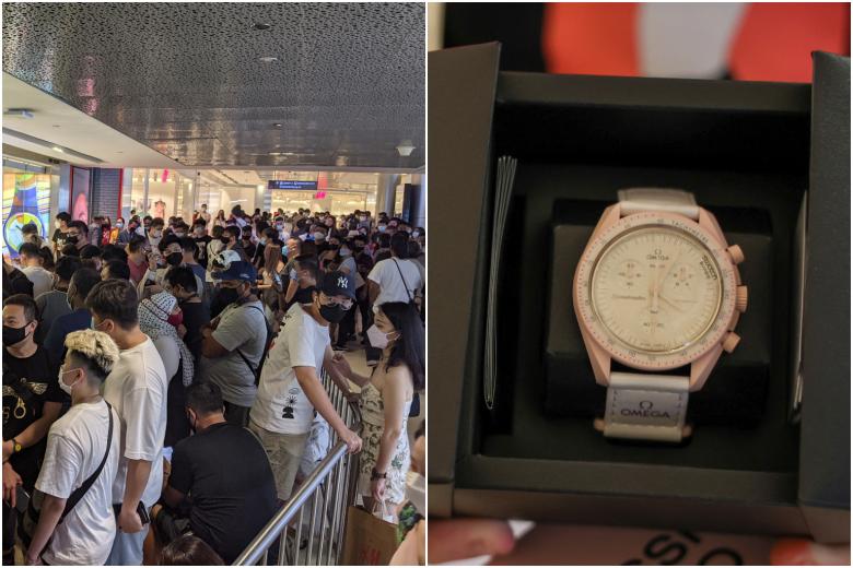 Omega x Swatch collection draws snaking 