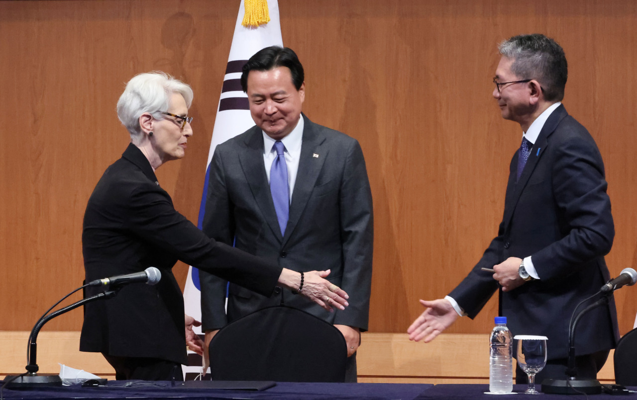 Seoul, Tokyo, Washington mengumumkan komitmen bersama untuk memerangi ancaman dari Pyongyang