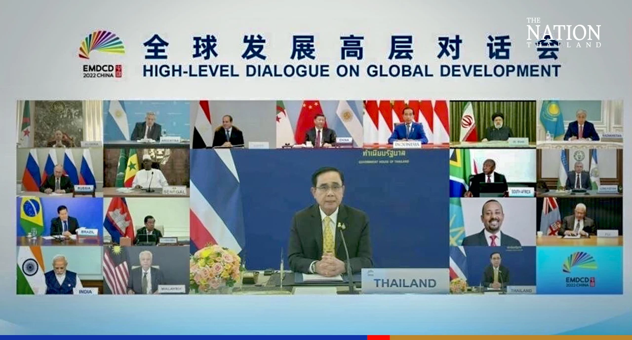 Thai PM Prayut unveils 3-point vision for global progress at BRICS summit a14