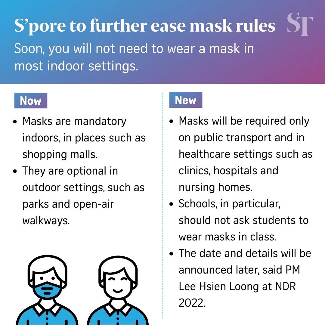 Masks not needed in most situations as S'pore becomes Covid-19 resilient: Experts a2
