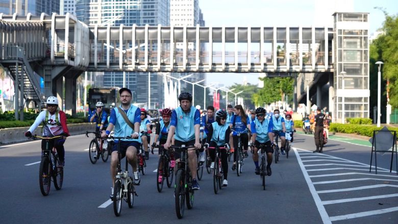 Asean, UE menandai 45 tahun hubungan dengan acara bersepeda 45 km