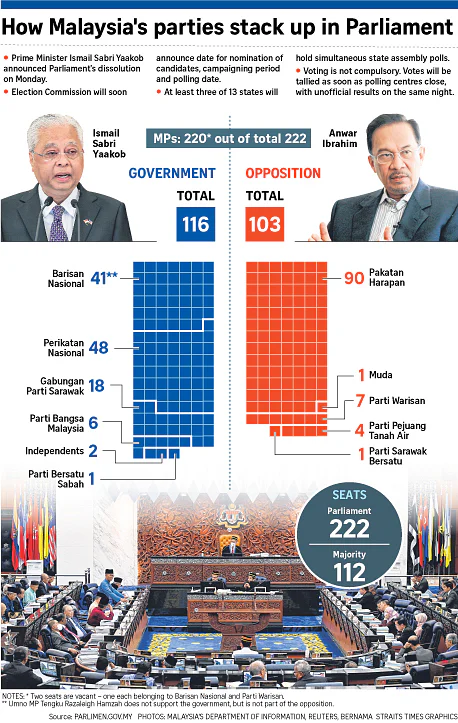 Oposisi Malaysia, netizen bersumpah bergerak untuk membubarkan parlemen