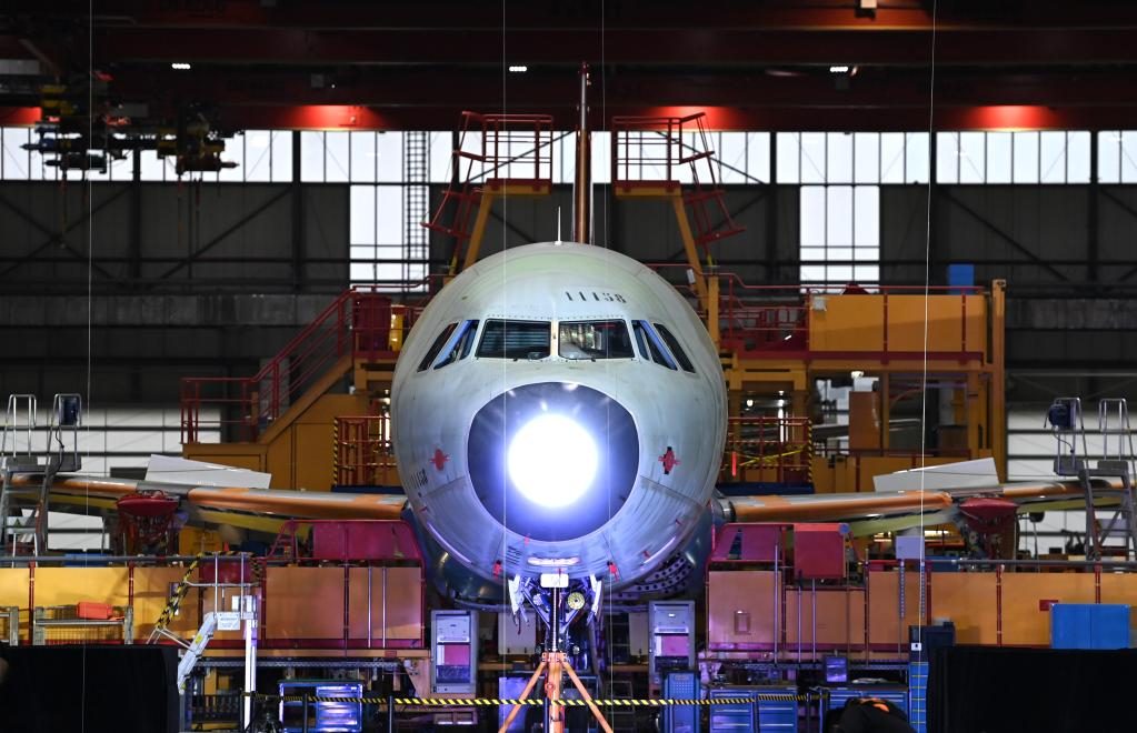 Airbus memulai produksi pesawat A321 di Tianjin