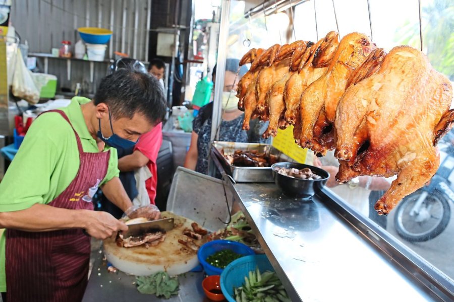 大马鸡饭一盘RM3排长队