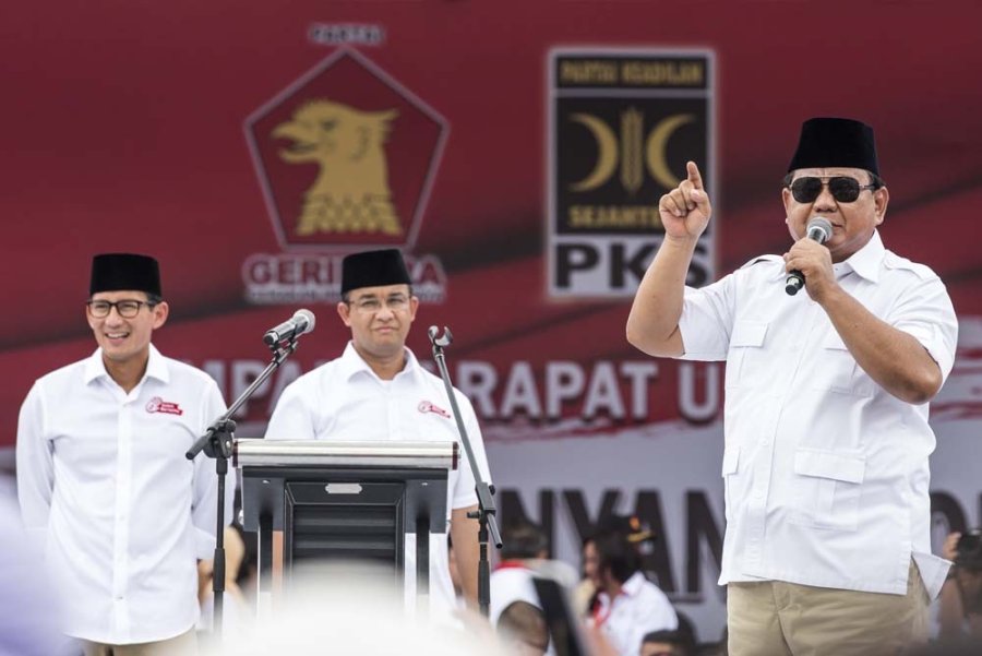 Prabowo bersiap menghadapi kemungkinan konfrontasi dengan Anies