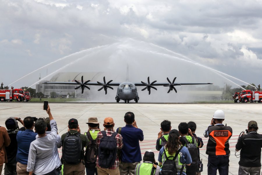 C-130J Super Hercules pertama Indonesia siap menerbangkan misi angkatan udara