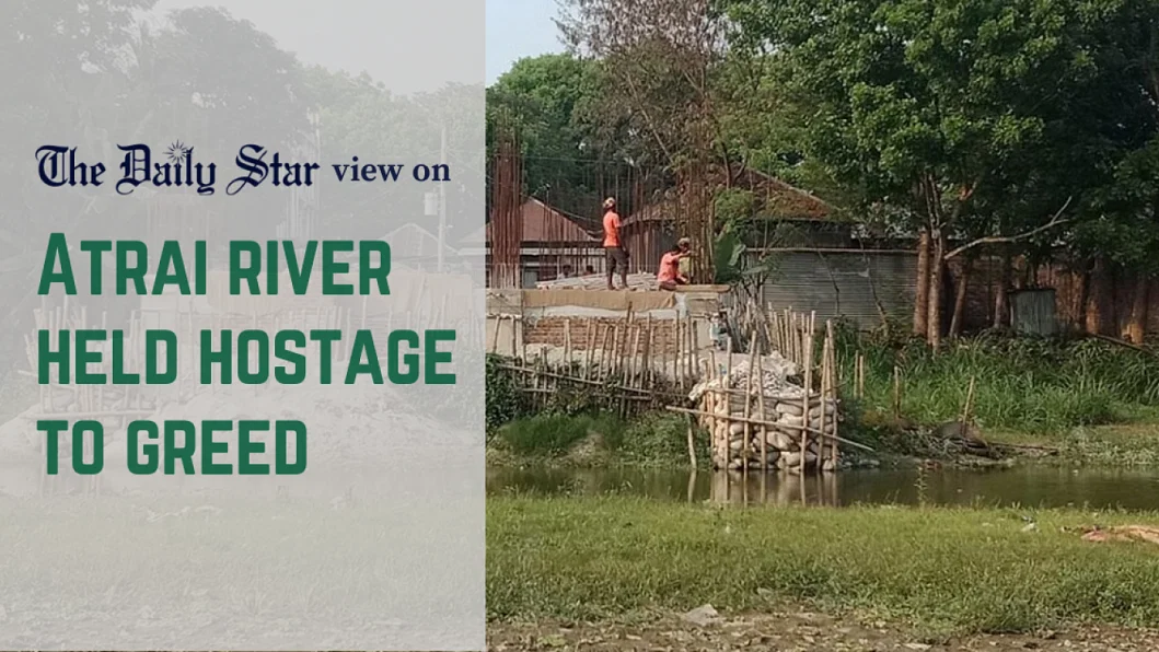 Sebuah sungai yang membayar harga atas keserakahan kita