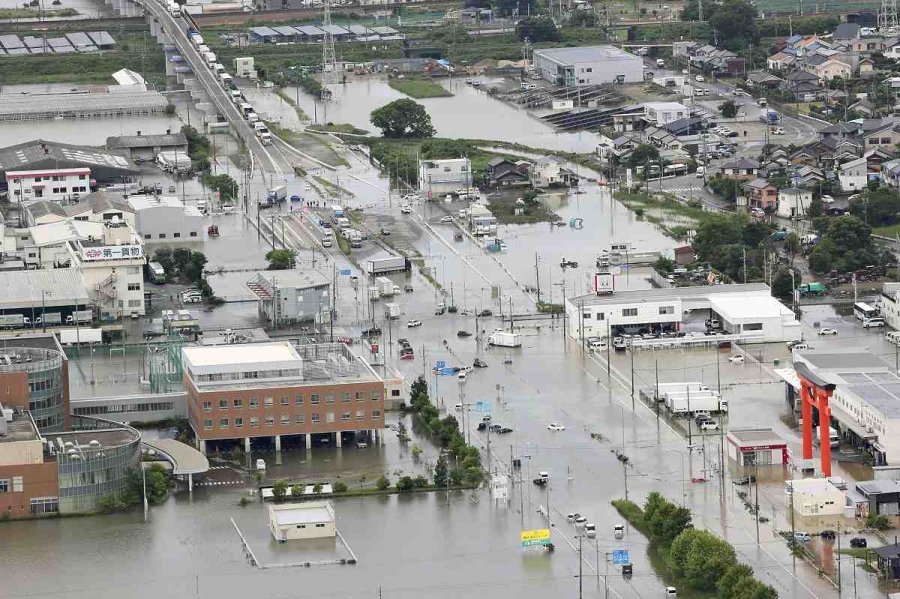 Typhoon no. 2 triggers record rainfall across Japan - Asia News ...