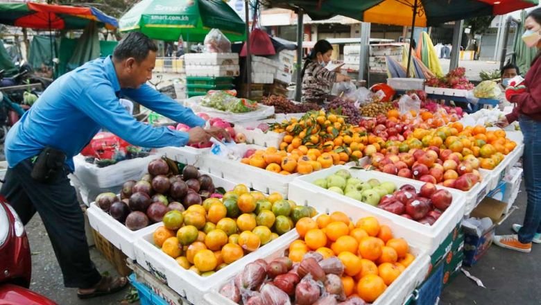 Tingkat inflasi kuartal pertama di Kamboja turun menjadi 1,9%
