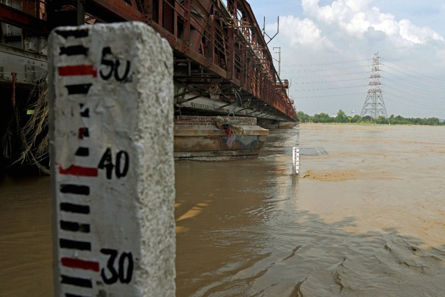 Delhis Yamuna Water Level Crosses Danger Mark Again Asia News Networkasia News Network 5213