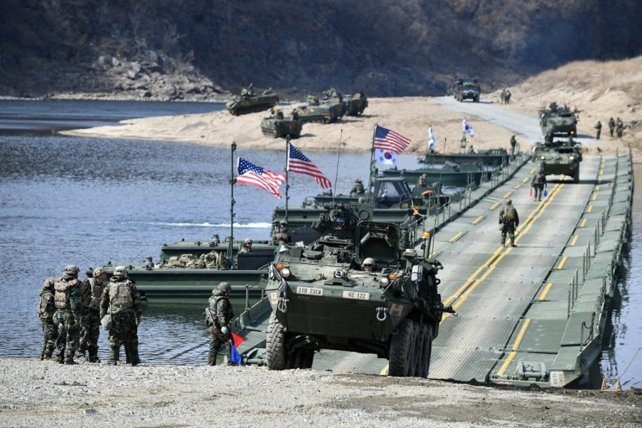 US, allies stage drills as N. Korea warns of security crisis