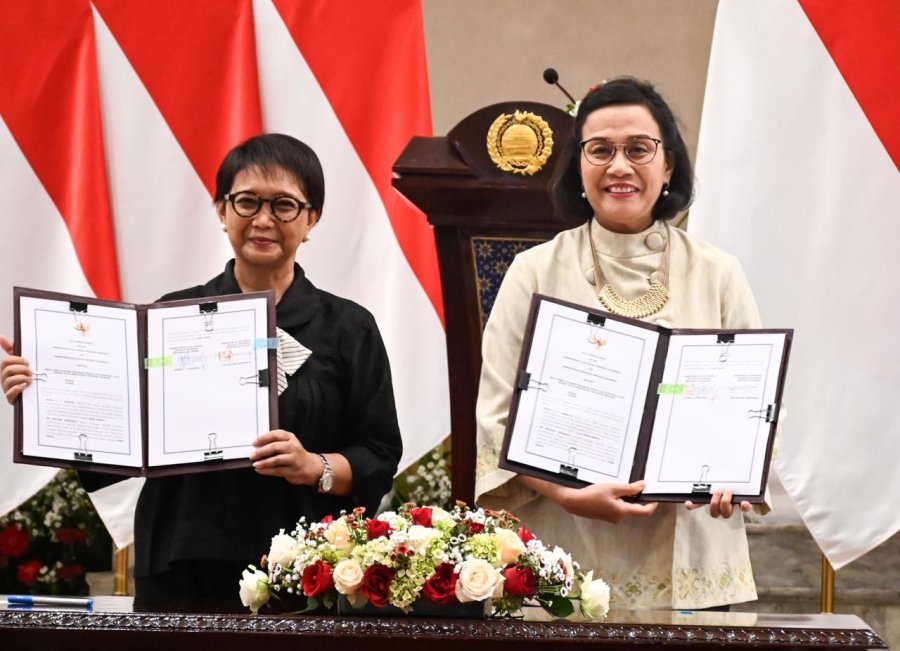 Kementerian Luar Negeri dan Keuangan Indonesia Menandatangani MoU Diplomasi Ekonomi