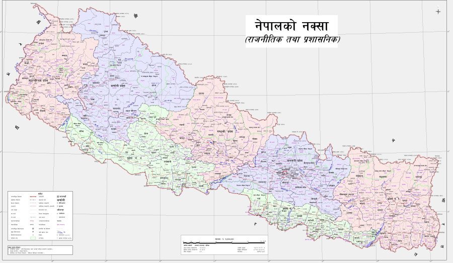 Negara-negara tetangga menolak peta baru Nepal