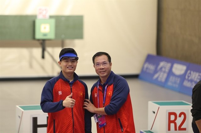 Marksman Pham Quang Huy wins first gold for Vietnam at Hangzhou - Asia ...