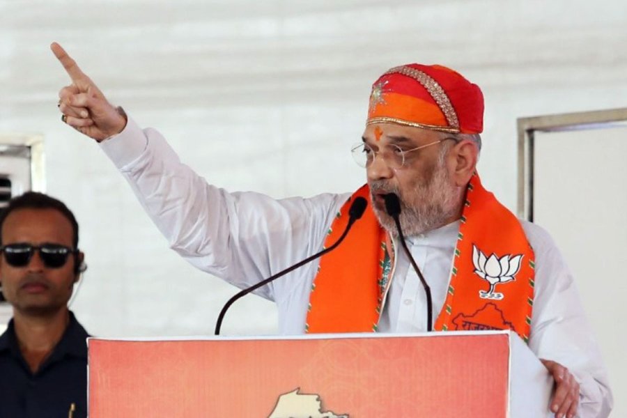 Amit Shah mengecam aliansi INDIA terhadap demonstrasi di Rajasthan