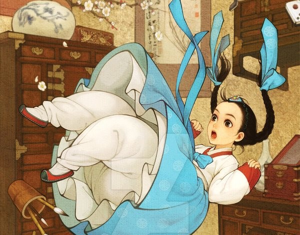 South Korean illustrator’s reinterpretations of the hanbok prize originality