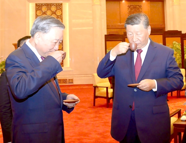 Vietnamese, Chinese leaders discuss major directions to further strengthen cooperation