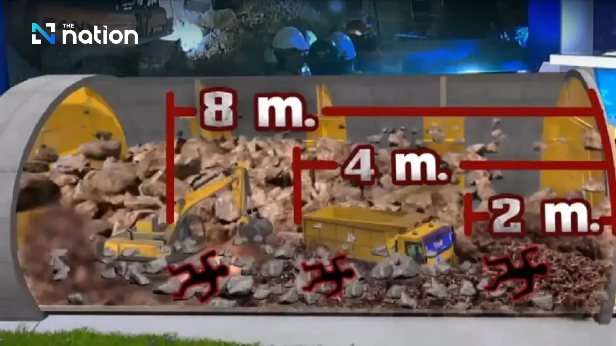 Rescuers track down first victim in Nakhon Ratchasima tunnel collapse