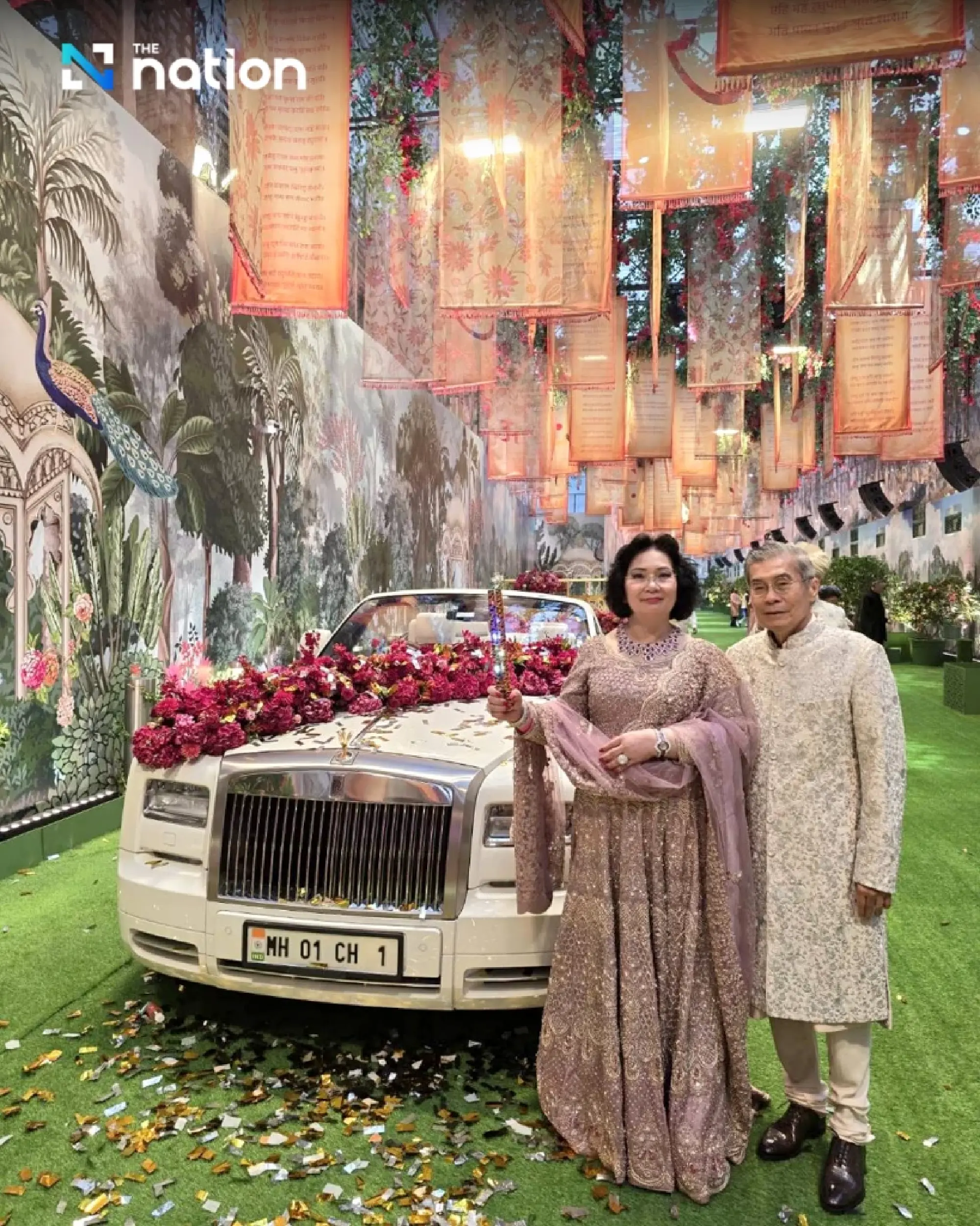From Thai billionaires to Bollywood stars: Saris unite guests at Ambani wedding