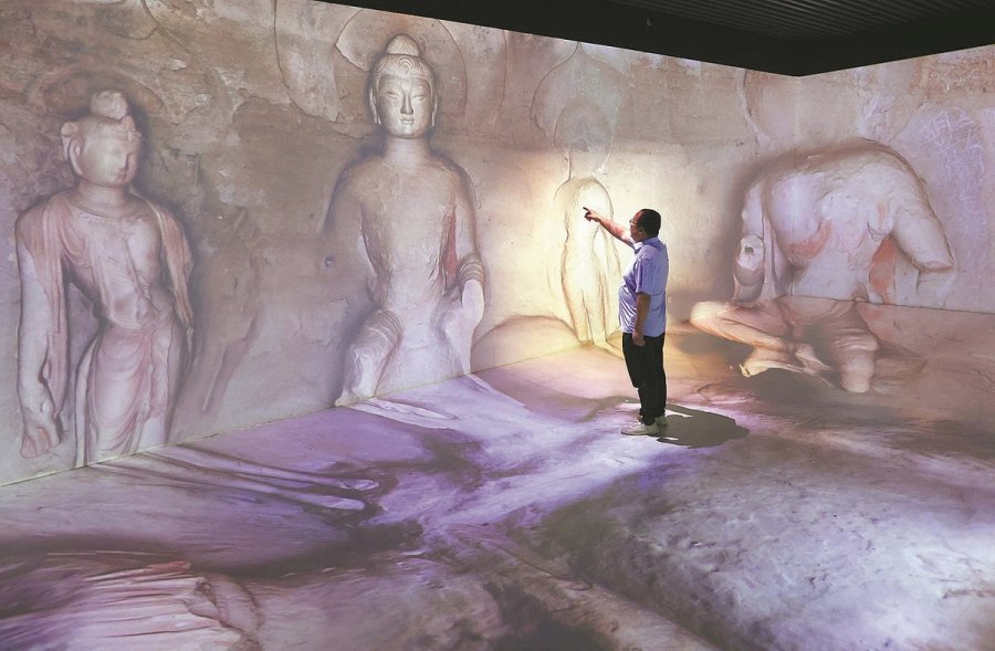 Digital wizardry makes broken Buddhist statues whole again