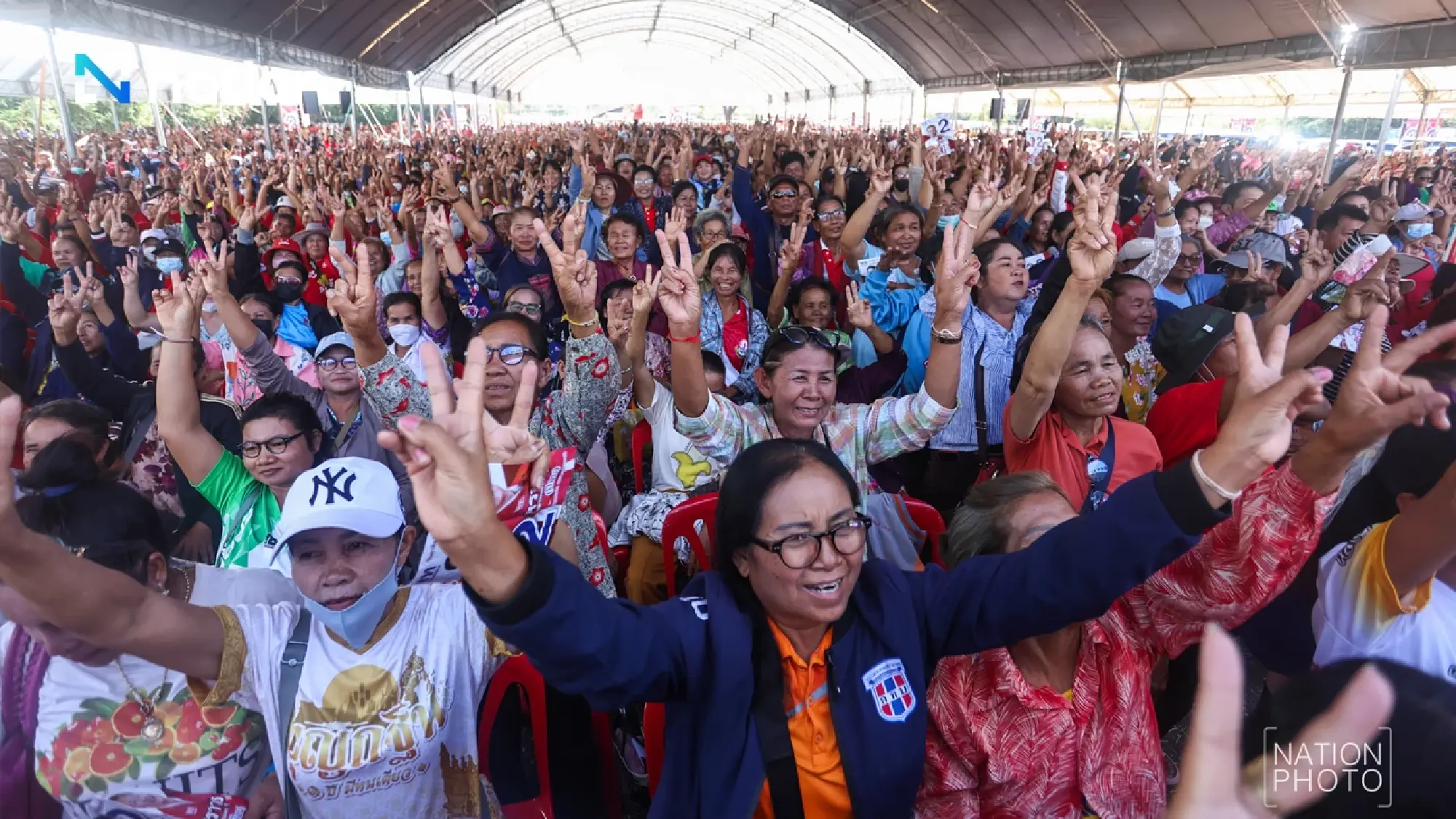 Former Thai PM Thaksin rallies Udon Thani voters with promise of 10,000-baht handout