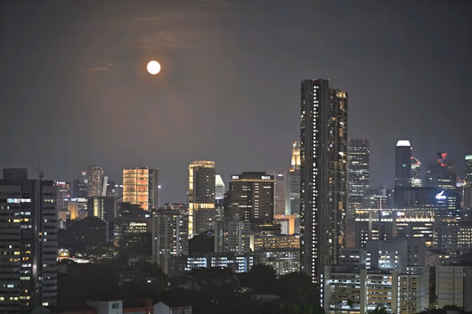 Cold Moon lights up the night sky in Singapore and beyond