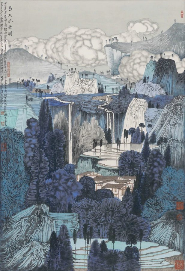 Chinese ink artist brings his land to life in landscape works