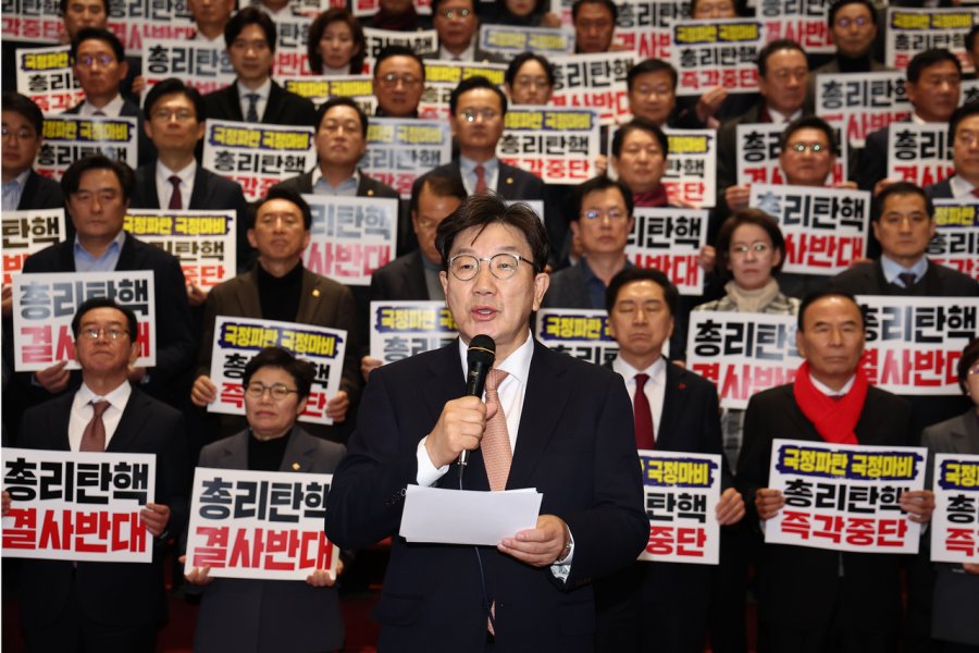 South Korean opposition parties push for impeachment of Acting President Han Deok-soo