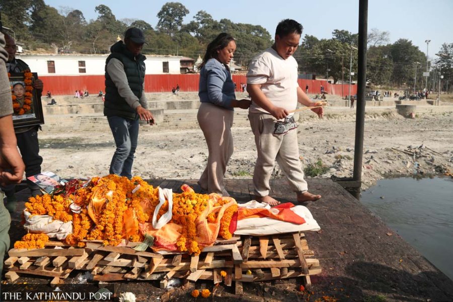 Family conducts symbolic cremation for Nepali soldier killed in Russian army