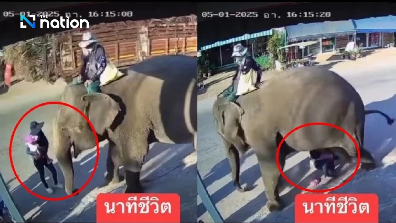 Child's narrow escape from danger in Thailand raises questions