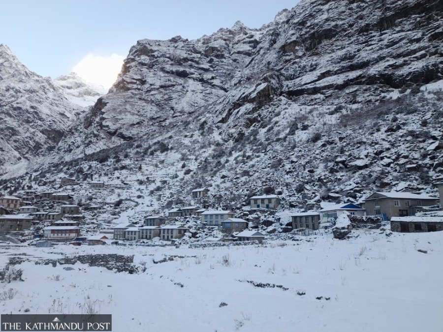 Nepal’s Rolwaling region hit by heavy snowfall, delaying hotel reopenings