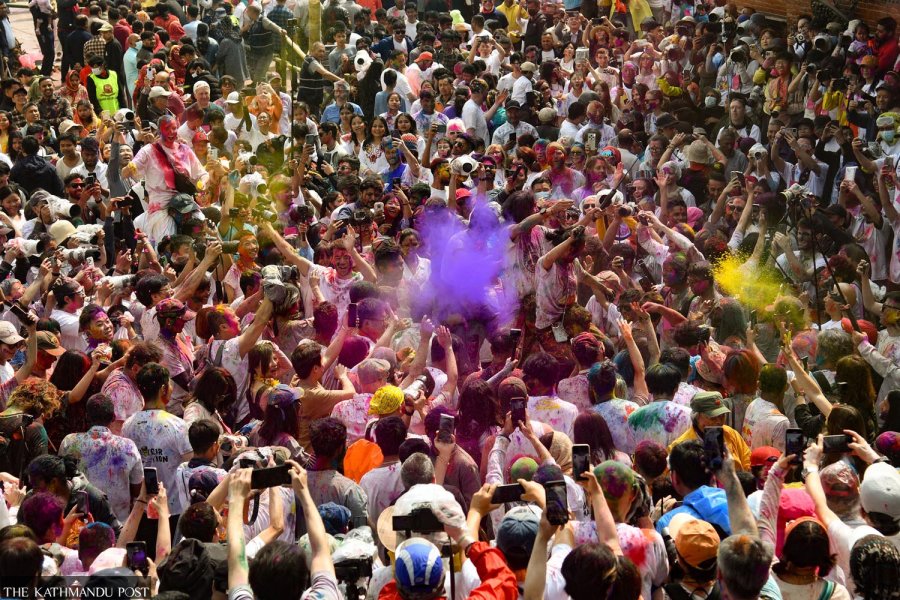 Nepal’s Holi celebrations in pictures