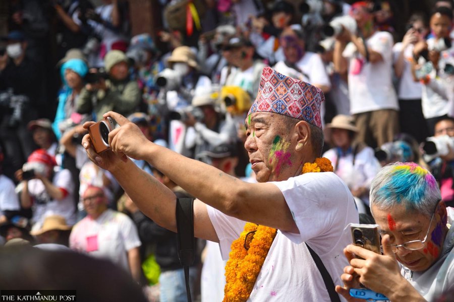 Nepal’s Holi celebrations in pictures