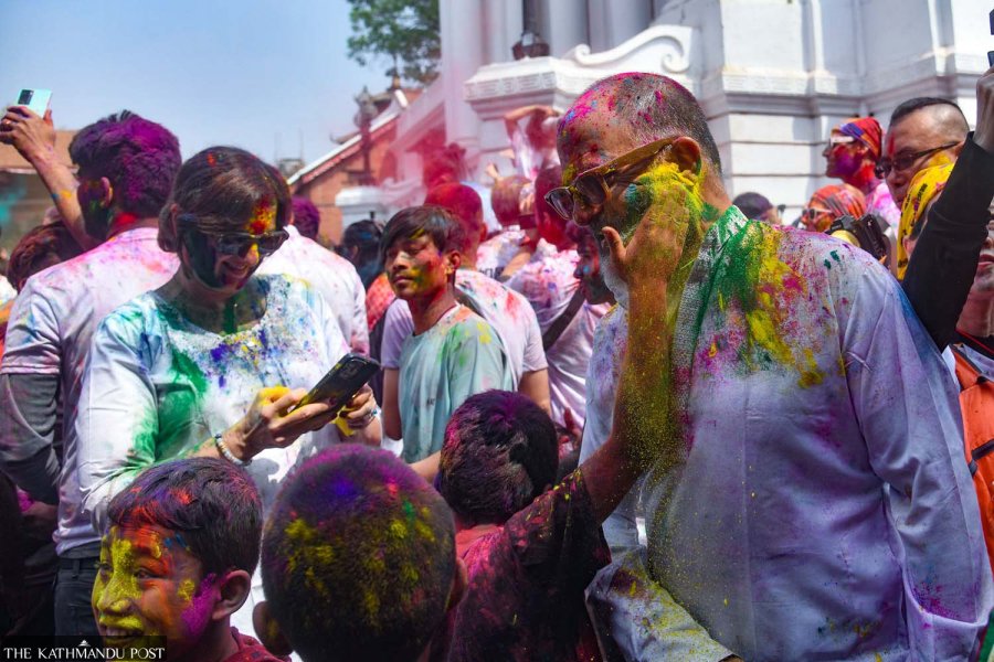 Nepal’s Holi celebrations in pictures