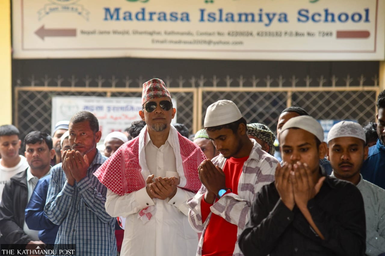 Devotees gathered at mosques and Eidgahs early in the morning, performing communal prayers and exchanging greetings. PHOTOS: THE KATHMANDU POST
