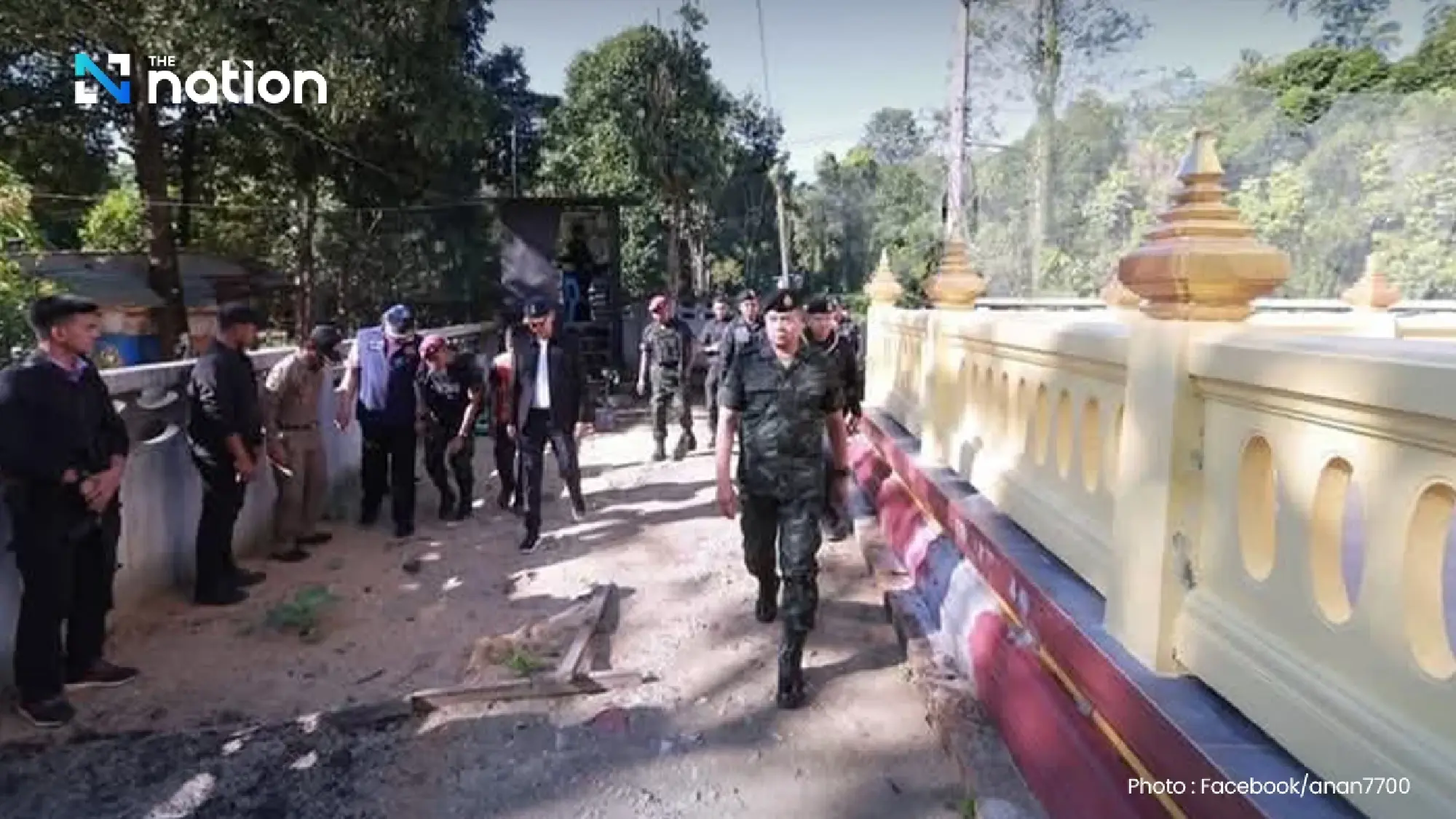 Bomb blast injures four rangers outside temple in southern Thailand