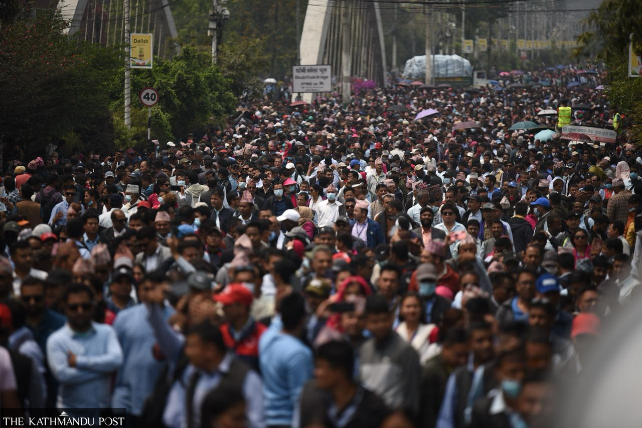 Teachers’ protest in Kathmandu enters eighth day