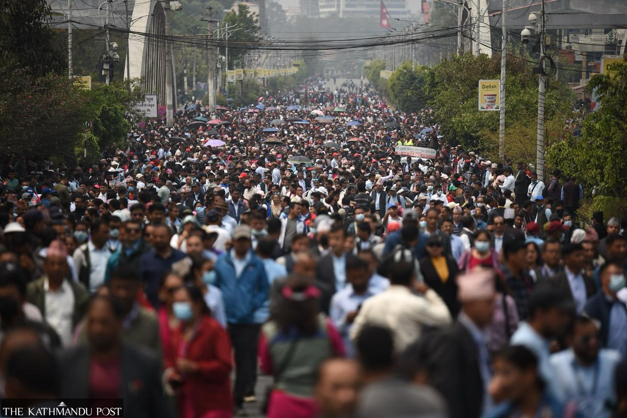 Teachers’ protest in Kathmandu enters eighth day