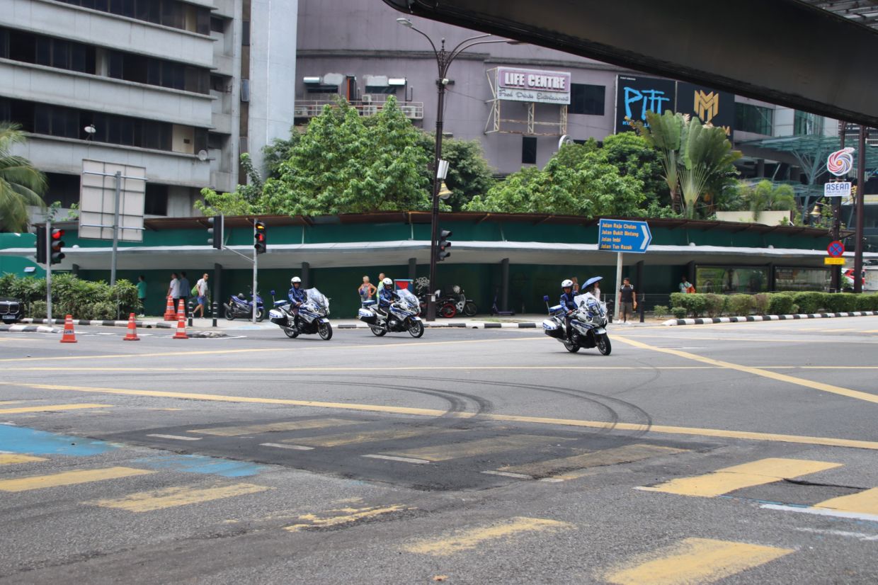 First day of road closure dry-run for ASEAN Summit goes smoothly, says Kuala Lumpur traffic cops
