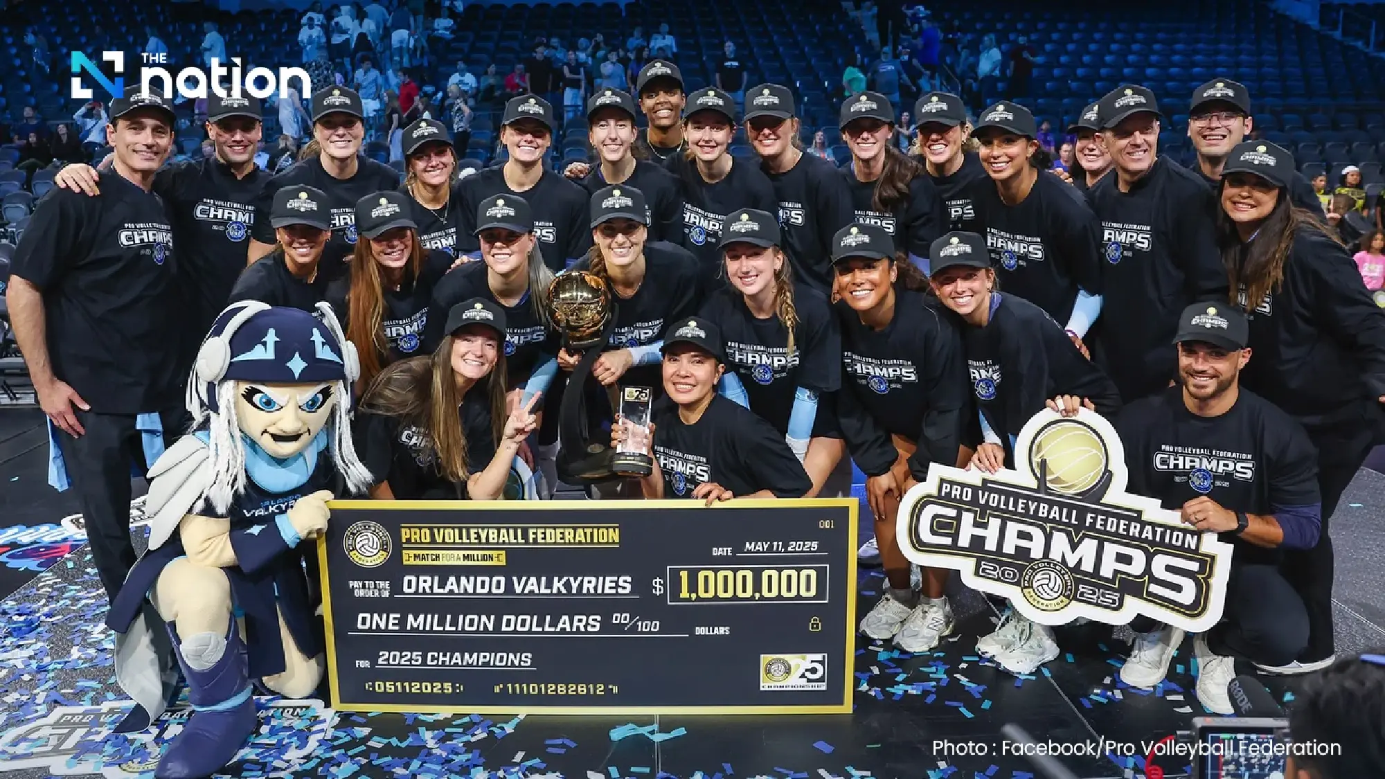 Thai setter Pornpun leads Orlando Valkyries to historic PVF title, earns MVP honours