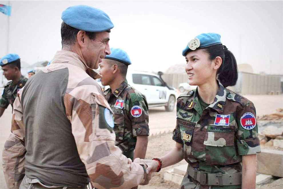 Shattering sandbags: First Cambodian women UN commander in Lebanon