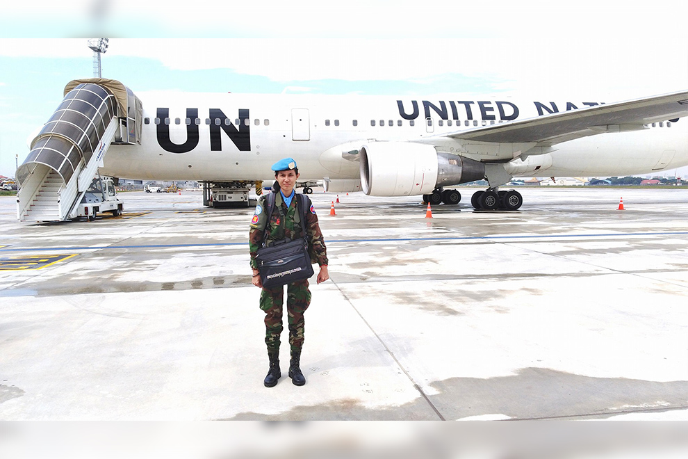 Shattering sandbags: First Cambodian women UN commander in Lebanon