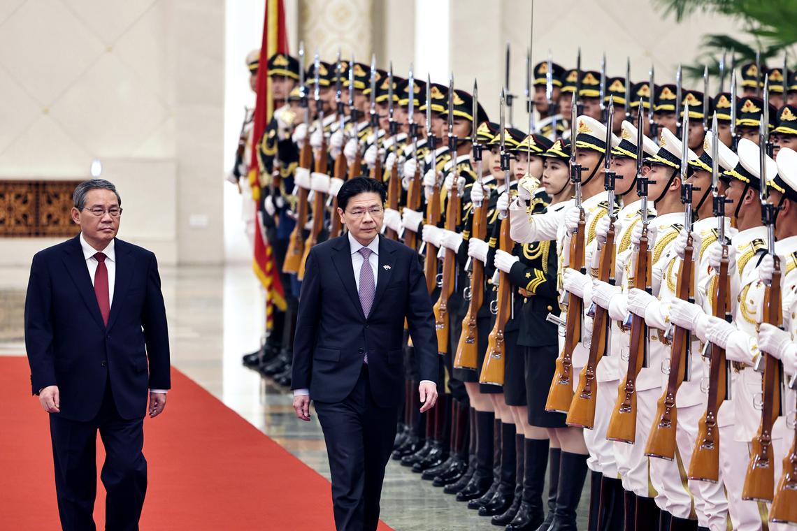 Important to continue nurturing trust and understanding, PM Wong tells Chinese Premier Li