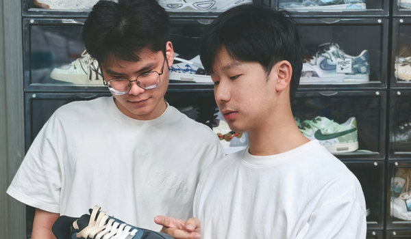 From ink to sole: Chinese tradition woven into sneakers