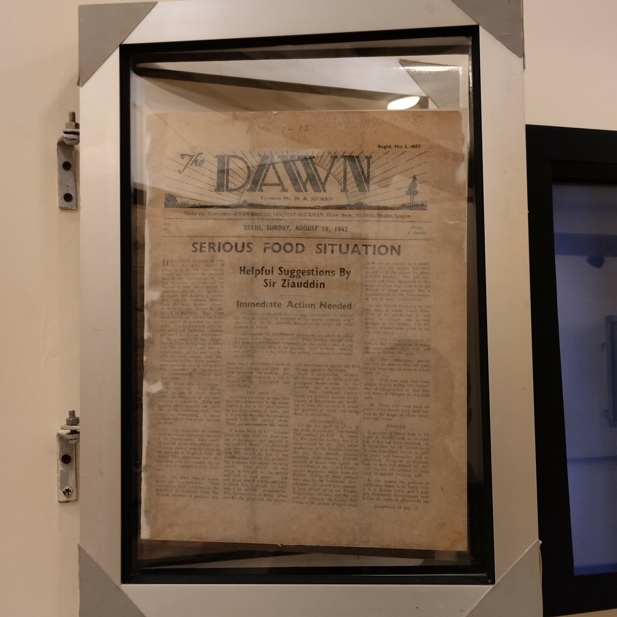Memories of Partition come alive at the Sindh Archives in Pakistan’s Karachi