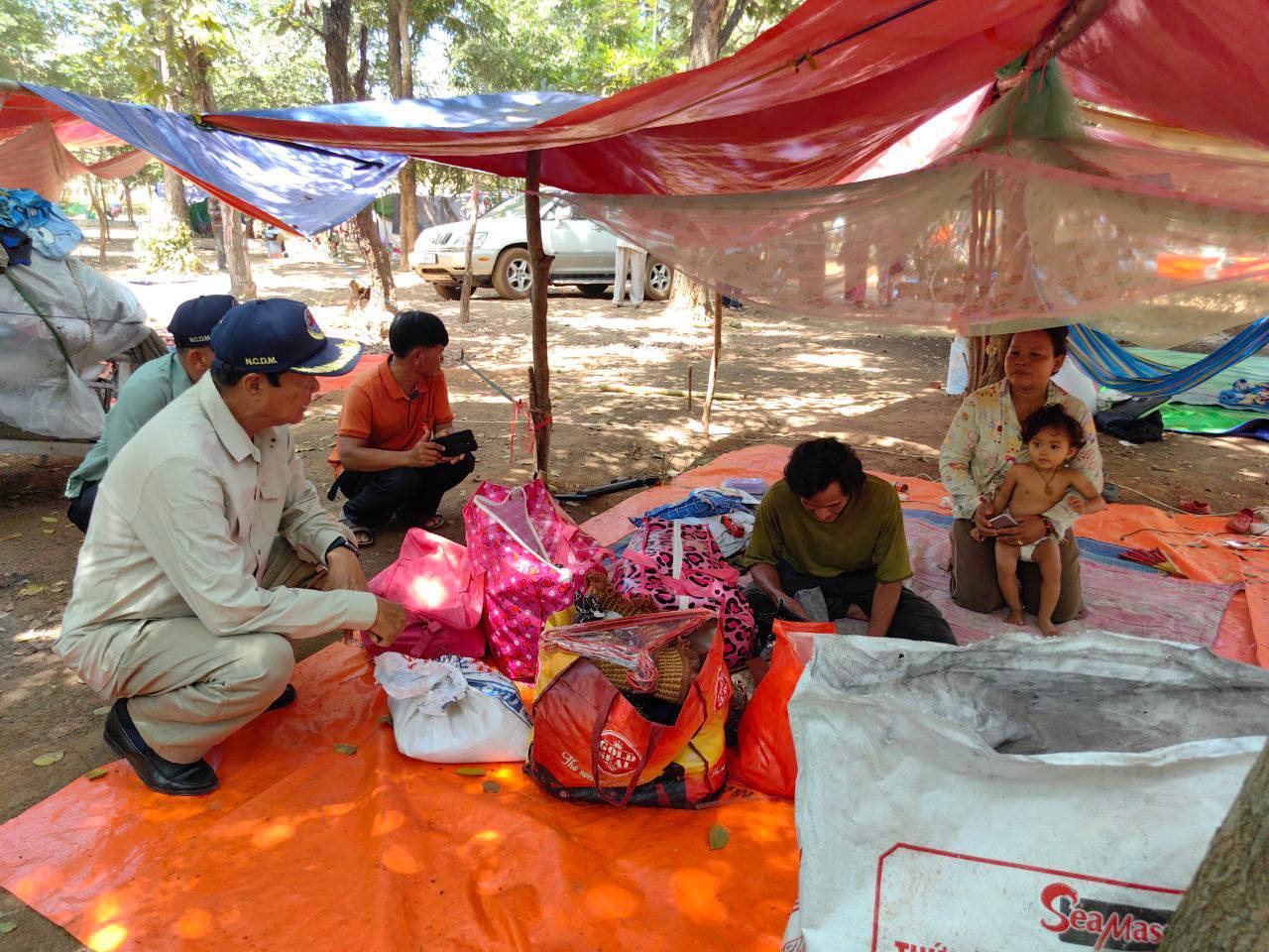 Following conflict with Thailand, 35,000 displaced Cambodians remain in sanctuaries